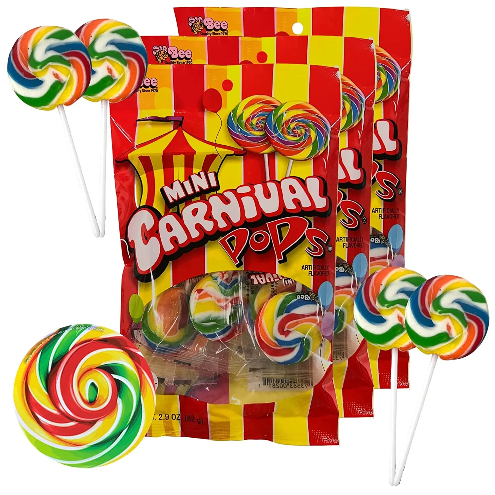 CARNIVAL POPS — Mini Carnival Pops Bag 2-pack 2.9oz