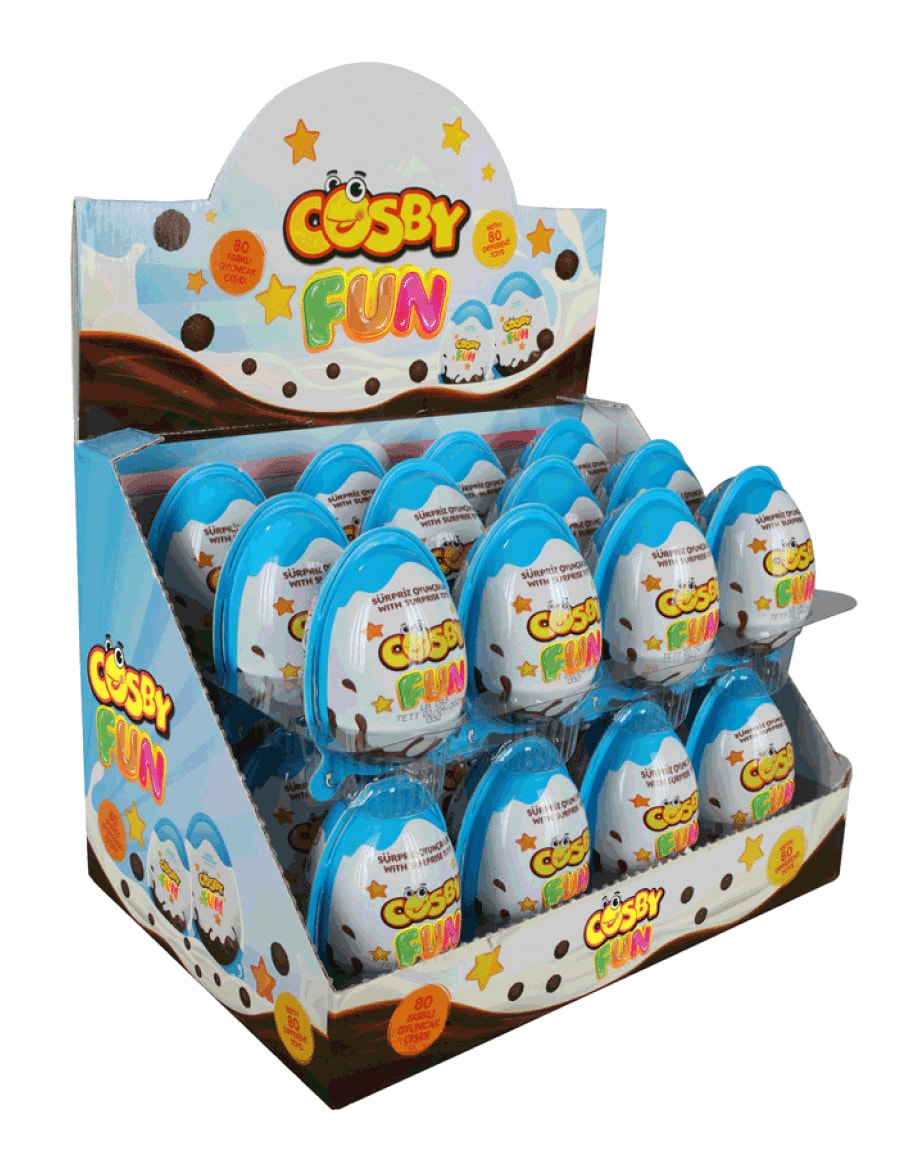 COSBY TOYS — Cosby Fun Eggs Display Azul