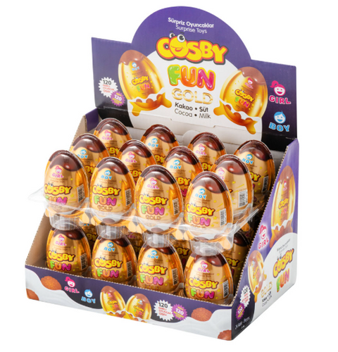 COSBY TOYS — Cosby Fun Gold Display