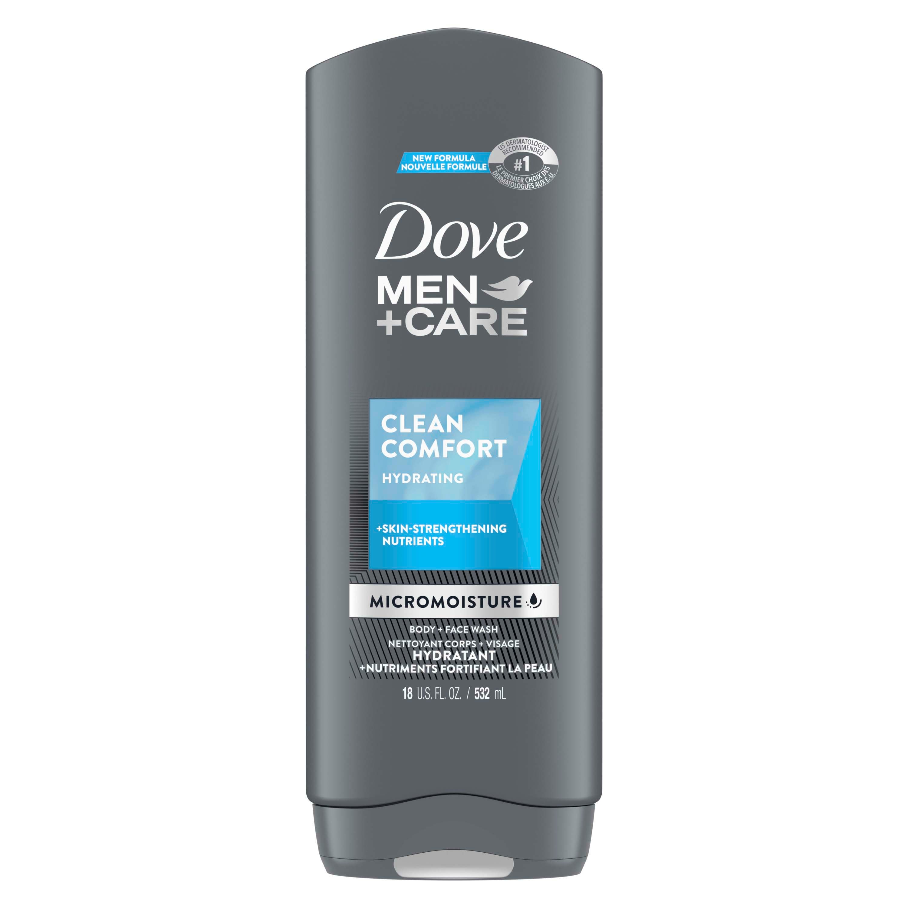 DOVE — Men+Care Clean Comfort Hydrating Body Wash