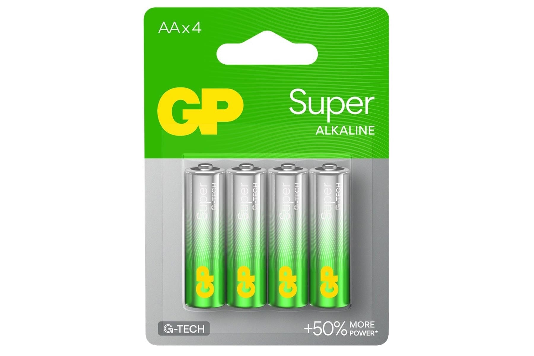 GP BATTERIES — Super Alkaline AA x4