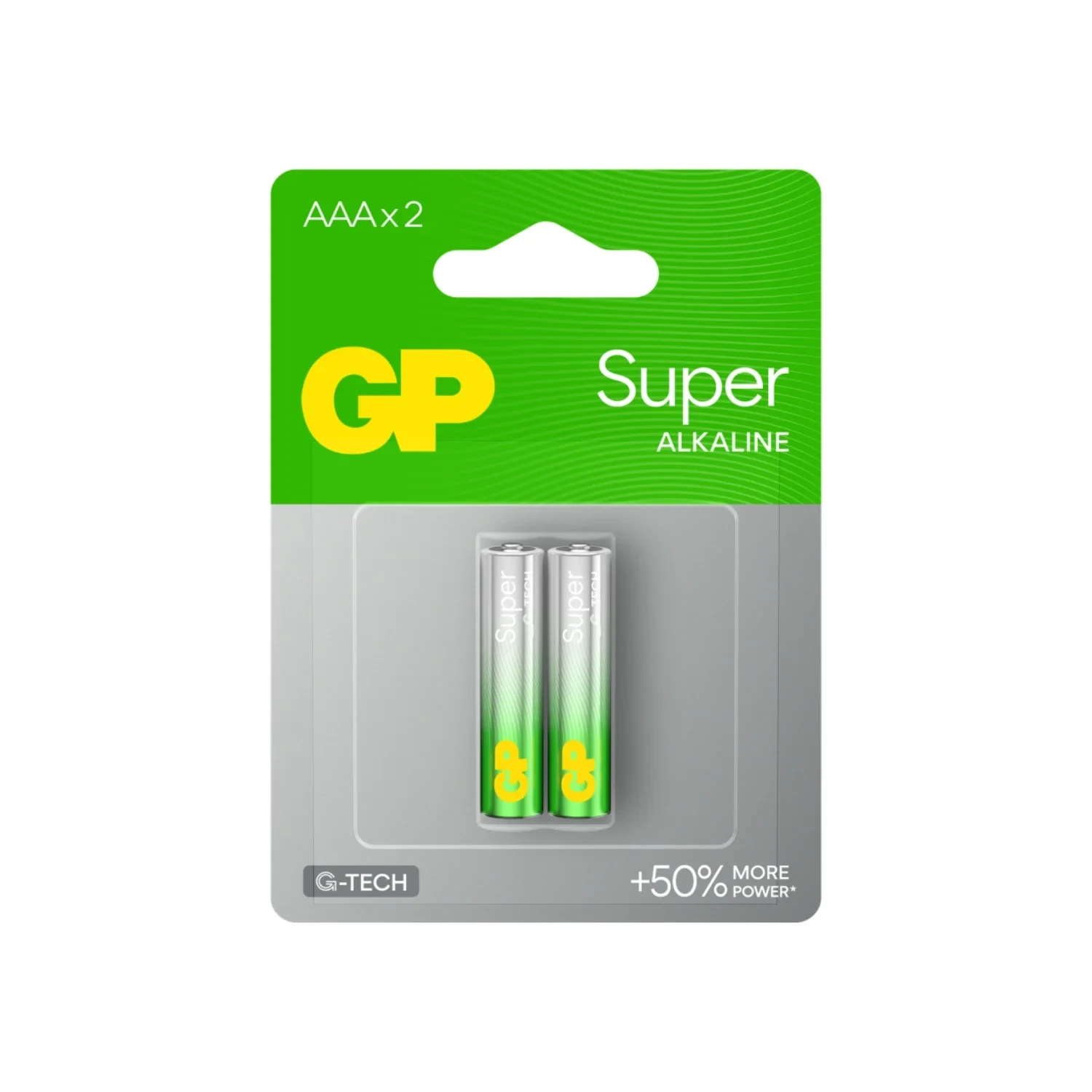 GP BATTERIES — Super Alkaline AAA x2