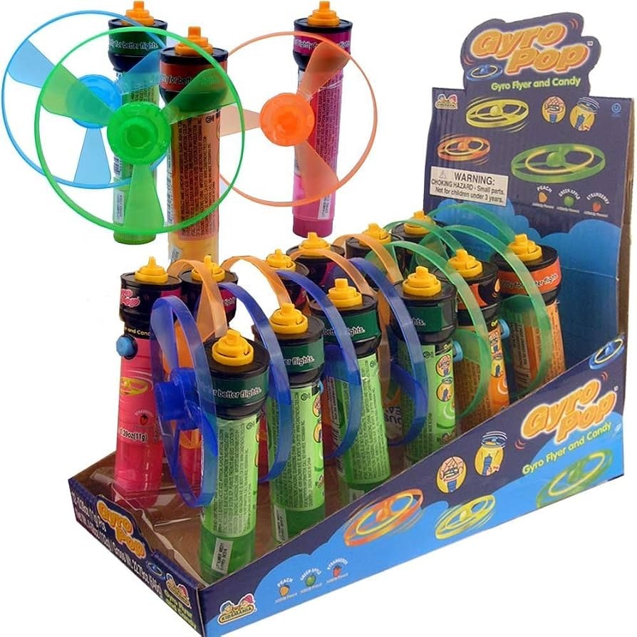 KIDSMANIA — Gyro Pop Gyro Flyer & Candy Display