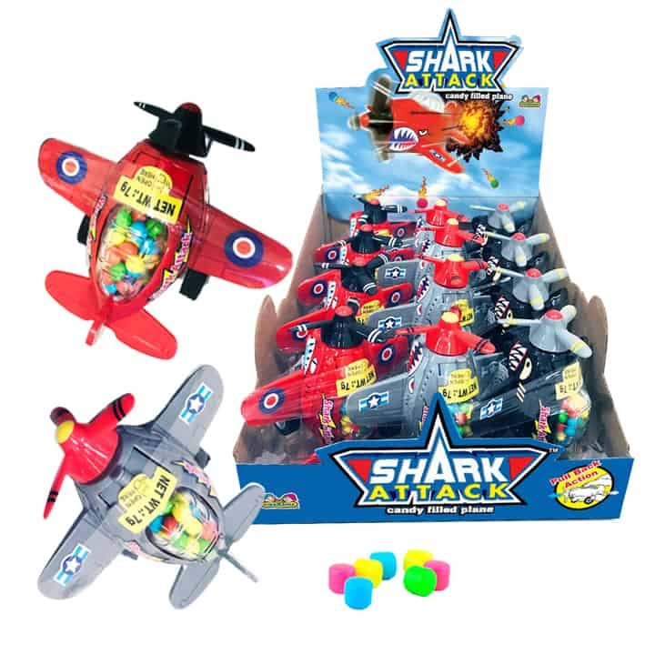 KIDSMANIA — Shark Attack Candy Filled Plane Display