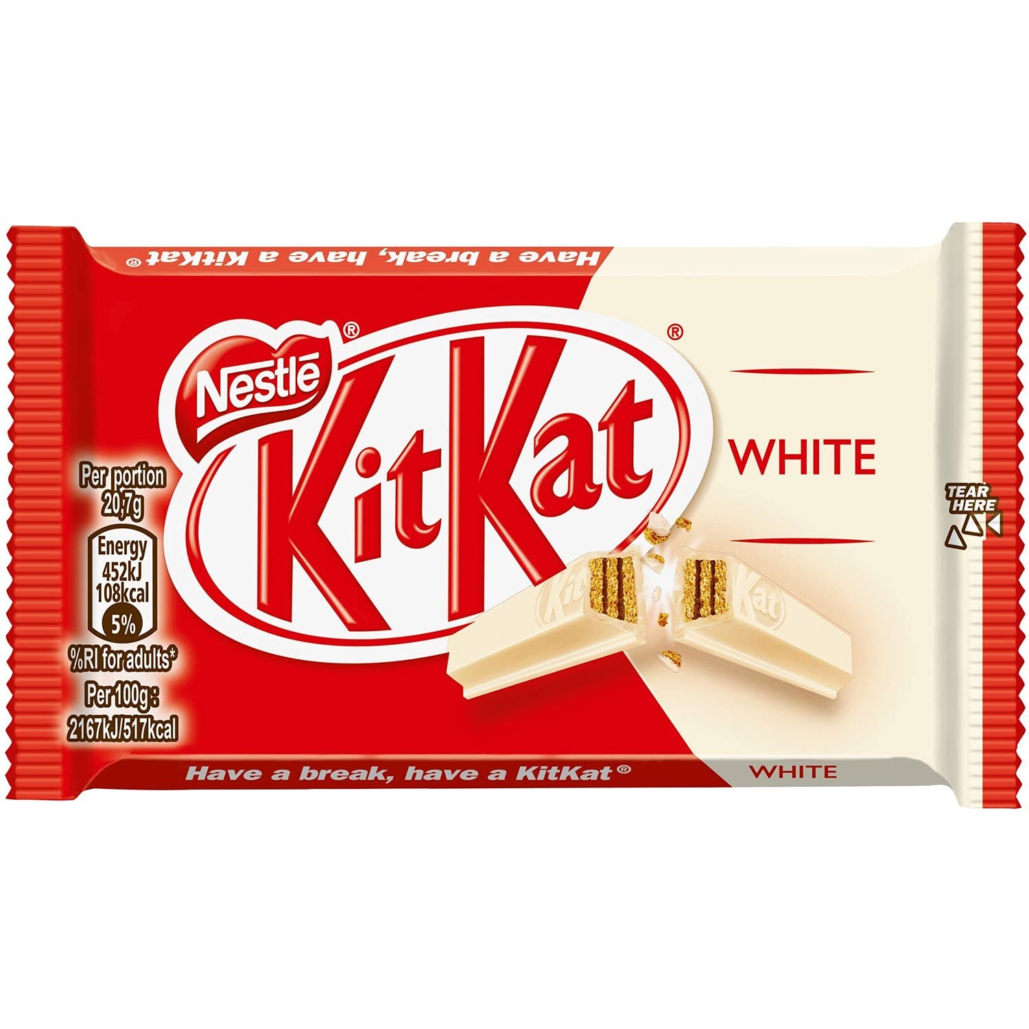 KIT KAT — 4 Finger White Chocolate 41.5g