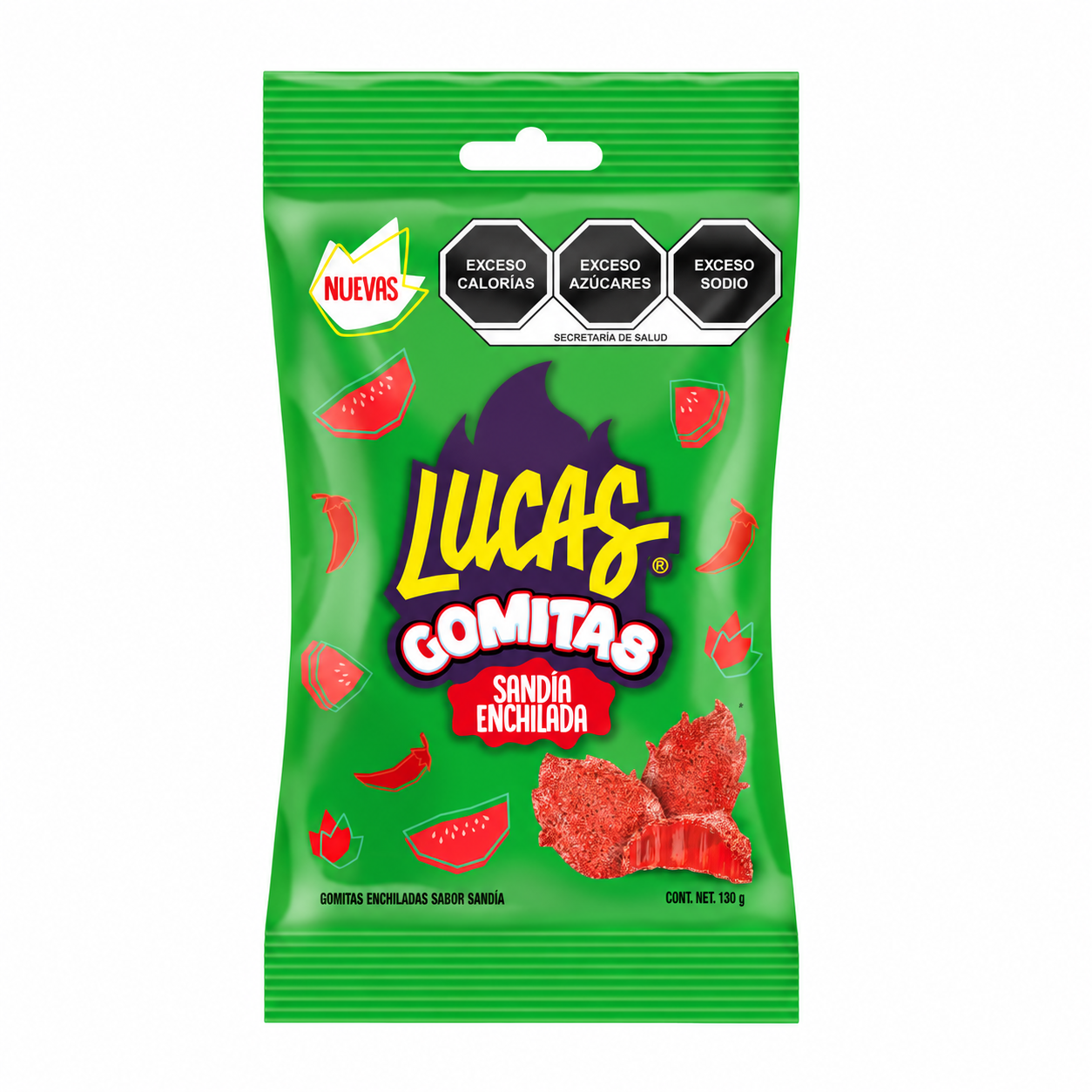 DULCES Y CHOCOLATES MEXICANOS — Lucas Gomitas Sandía Enchilada 130g