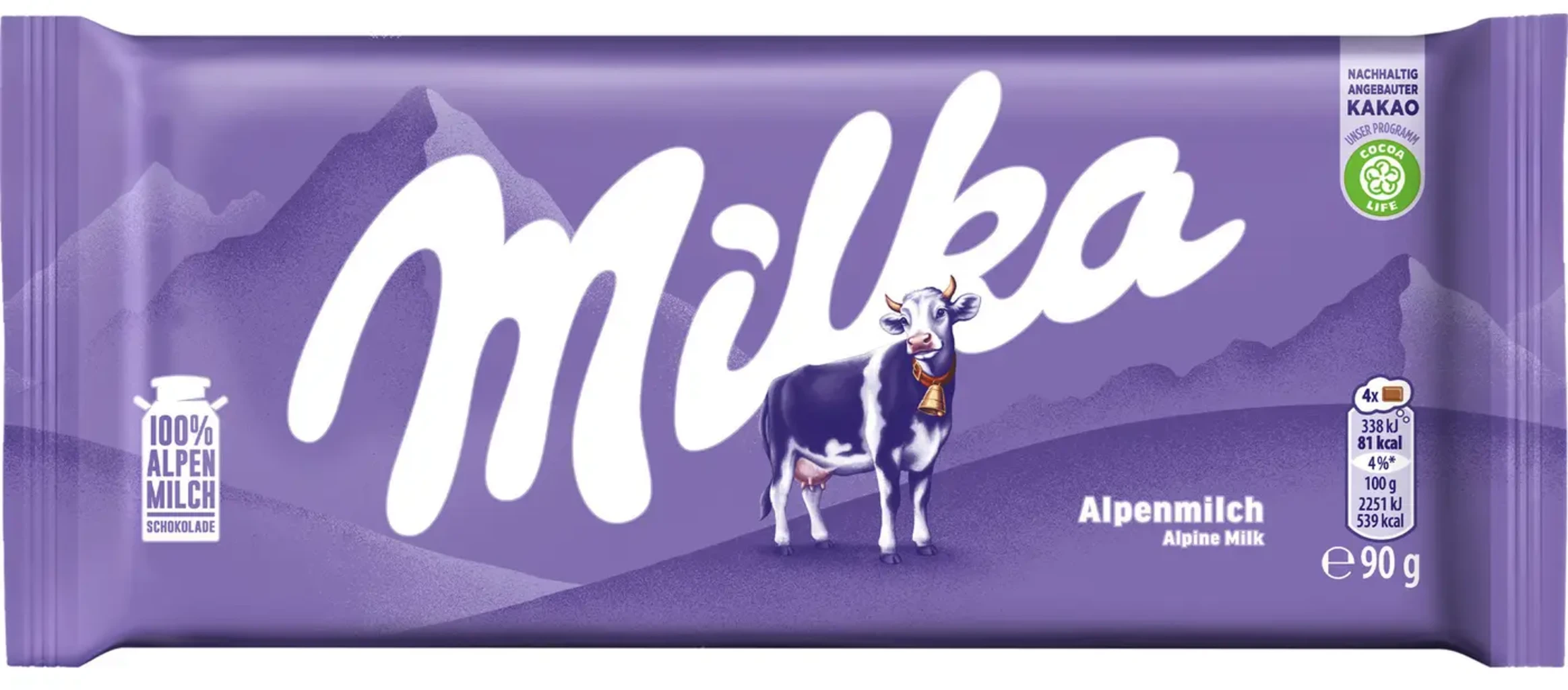MILKA — Alpine Milk 90g