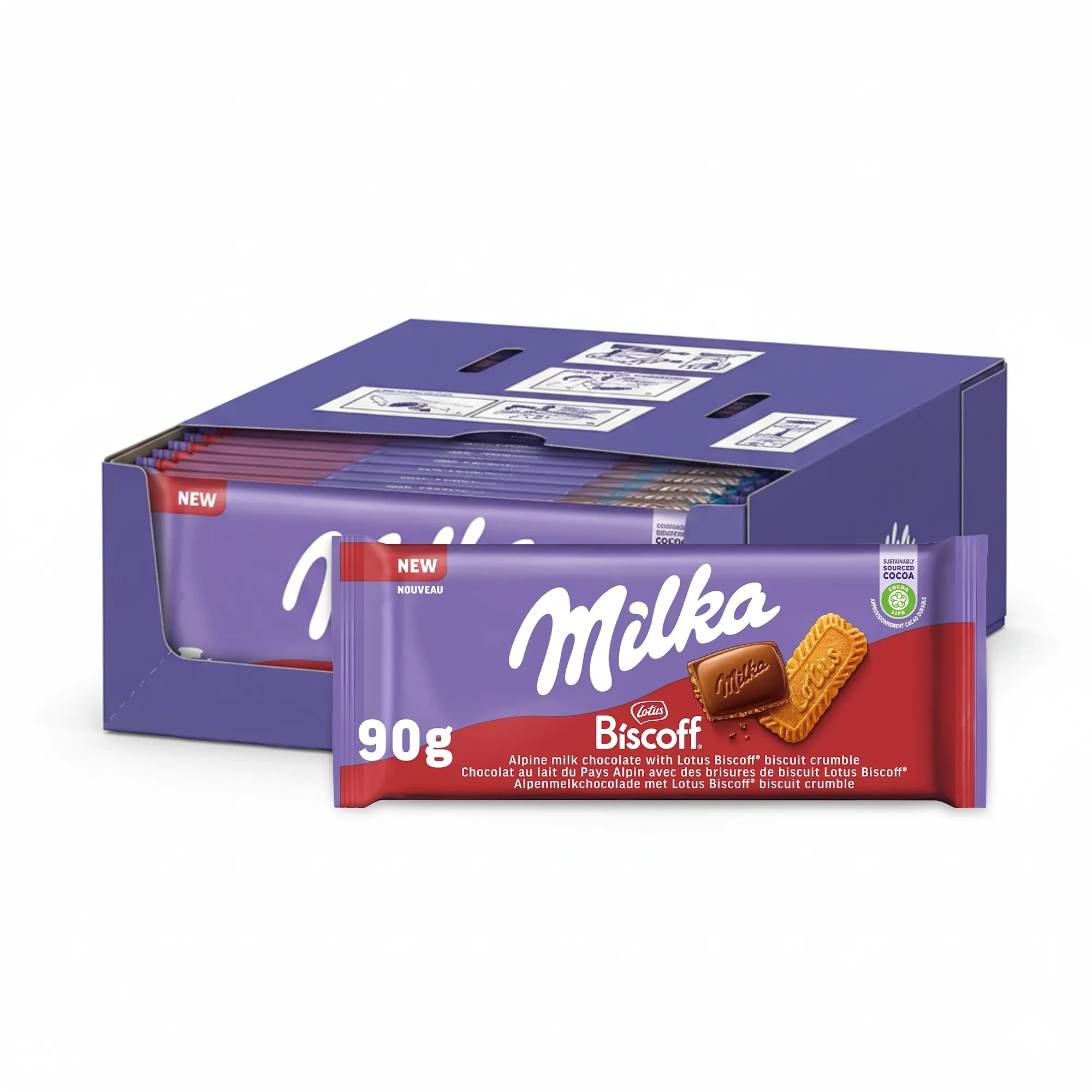 MILKA — Biscoff 90g