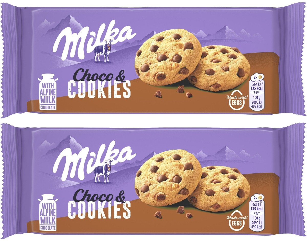 MILKA — Choco & Cookies 135g