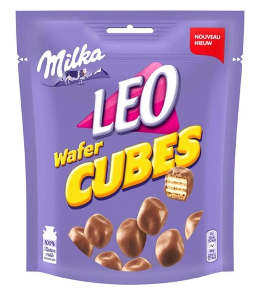 MILKA — Leo Wafer Cubes 140g