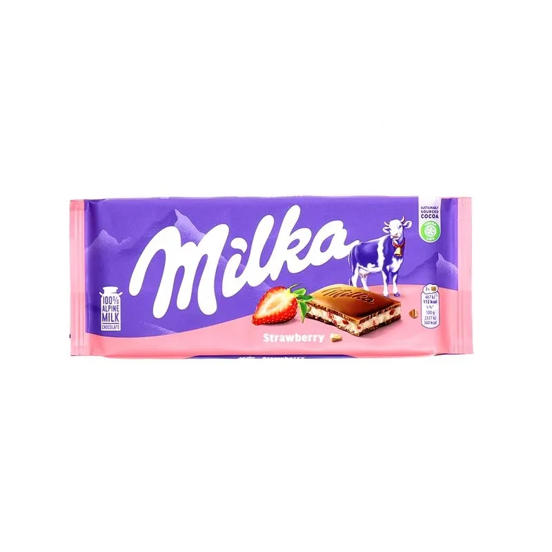 MILKA — Strawberry 100g