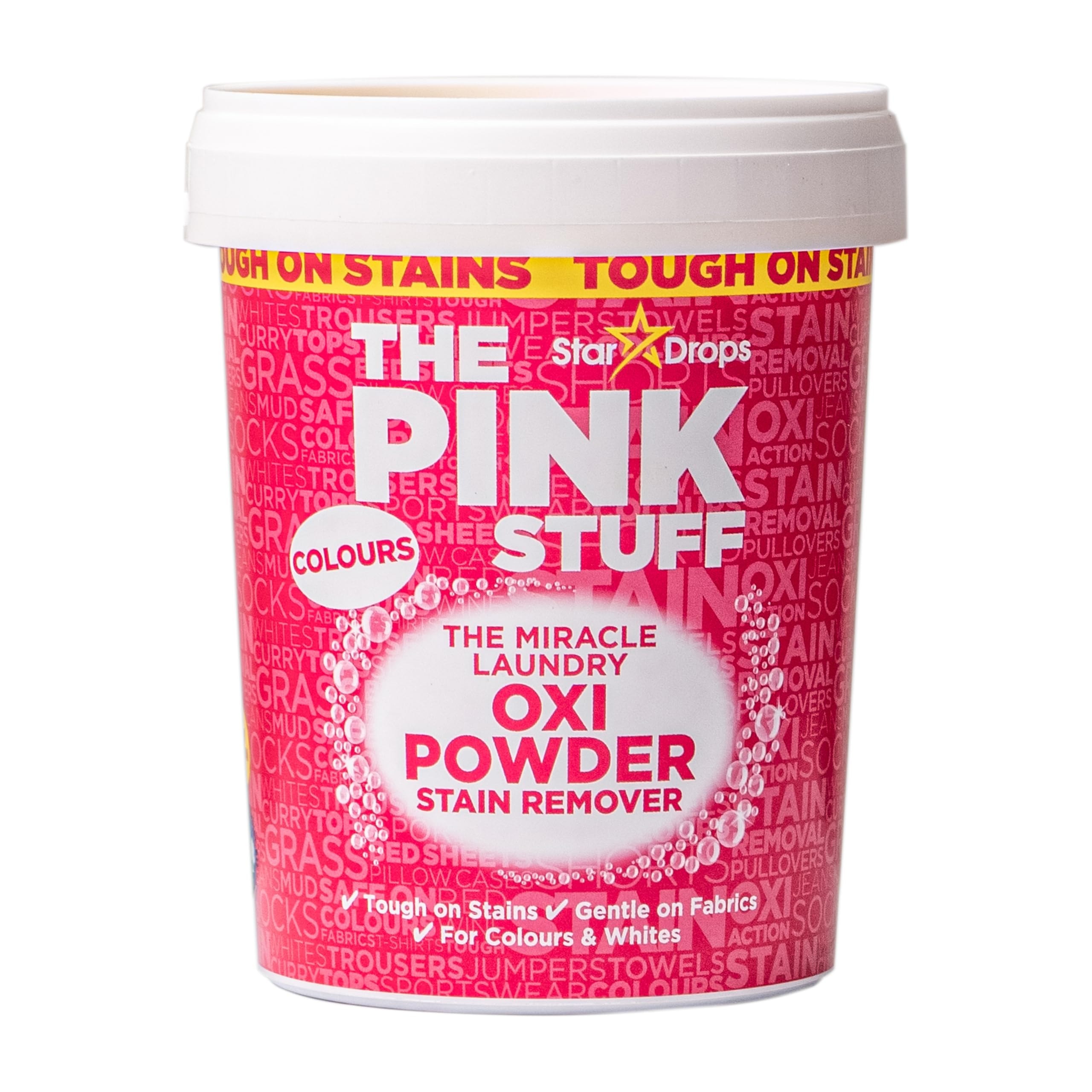 THE PINK STUFF — Oxi Powder Stain Remover (Colours)