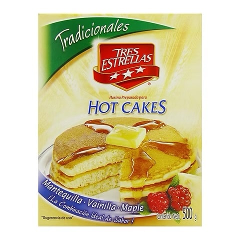 HARINA TRES ESTRELLAS — Hot Cakes Tradicionales 500g