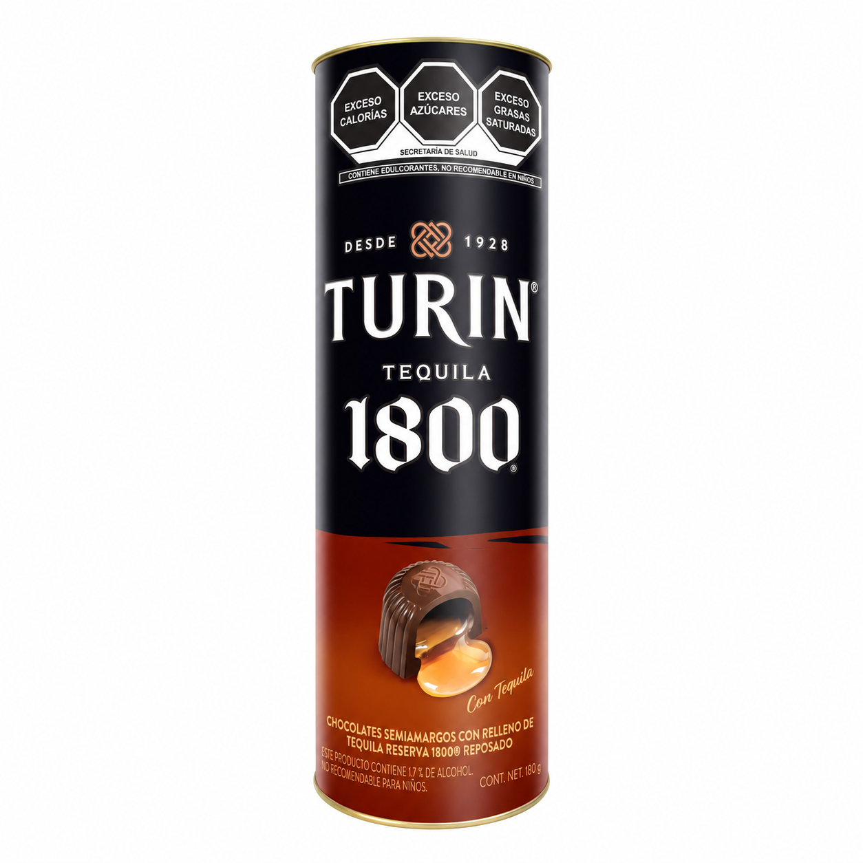 DULCES Y CHOCOLATES MEXICANOS — Turín Tequila 1800 180g